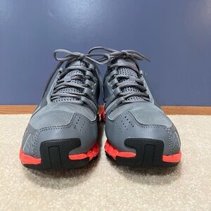 Reebok Gray and Orange Athletic Shoes